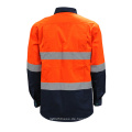 Großhandel Hohe Sichtbarkeit Kleidung Männer Reflektierende Sicherheit High Vis Shirt